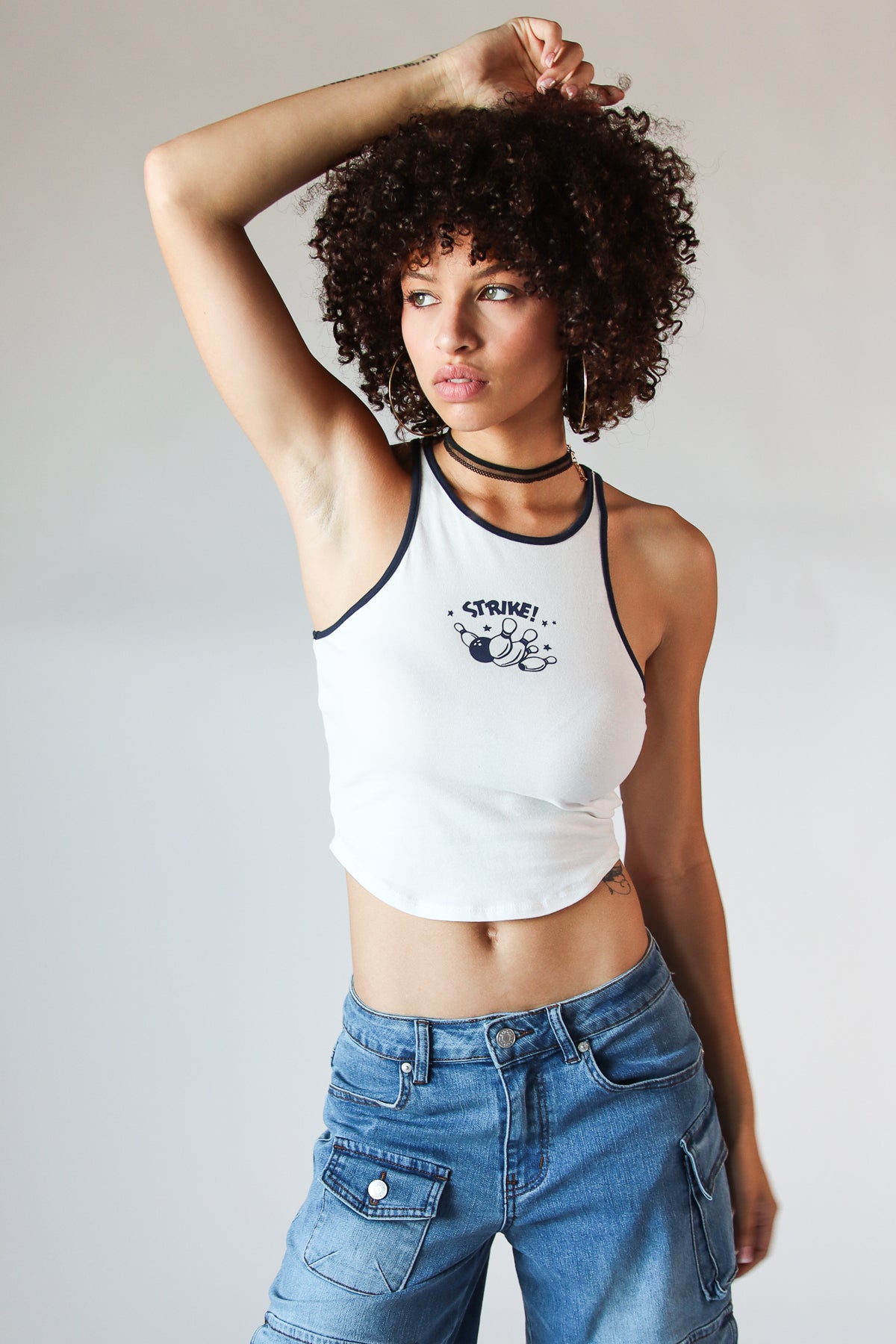 Bowling Graphic Ringer Tank