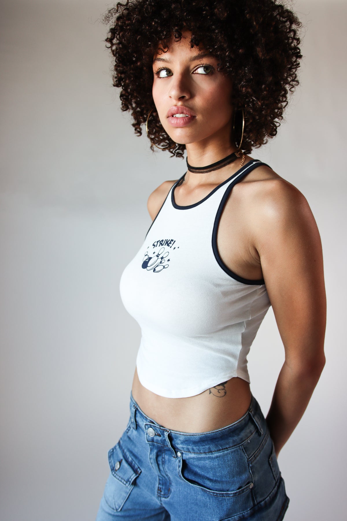 Bowling Graphic Ringer Tank