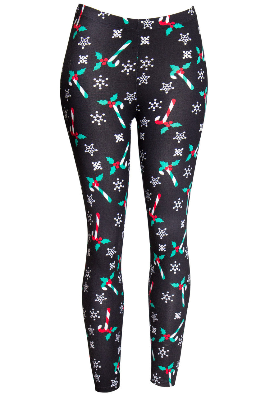 Candy Cane Leggings