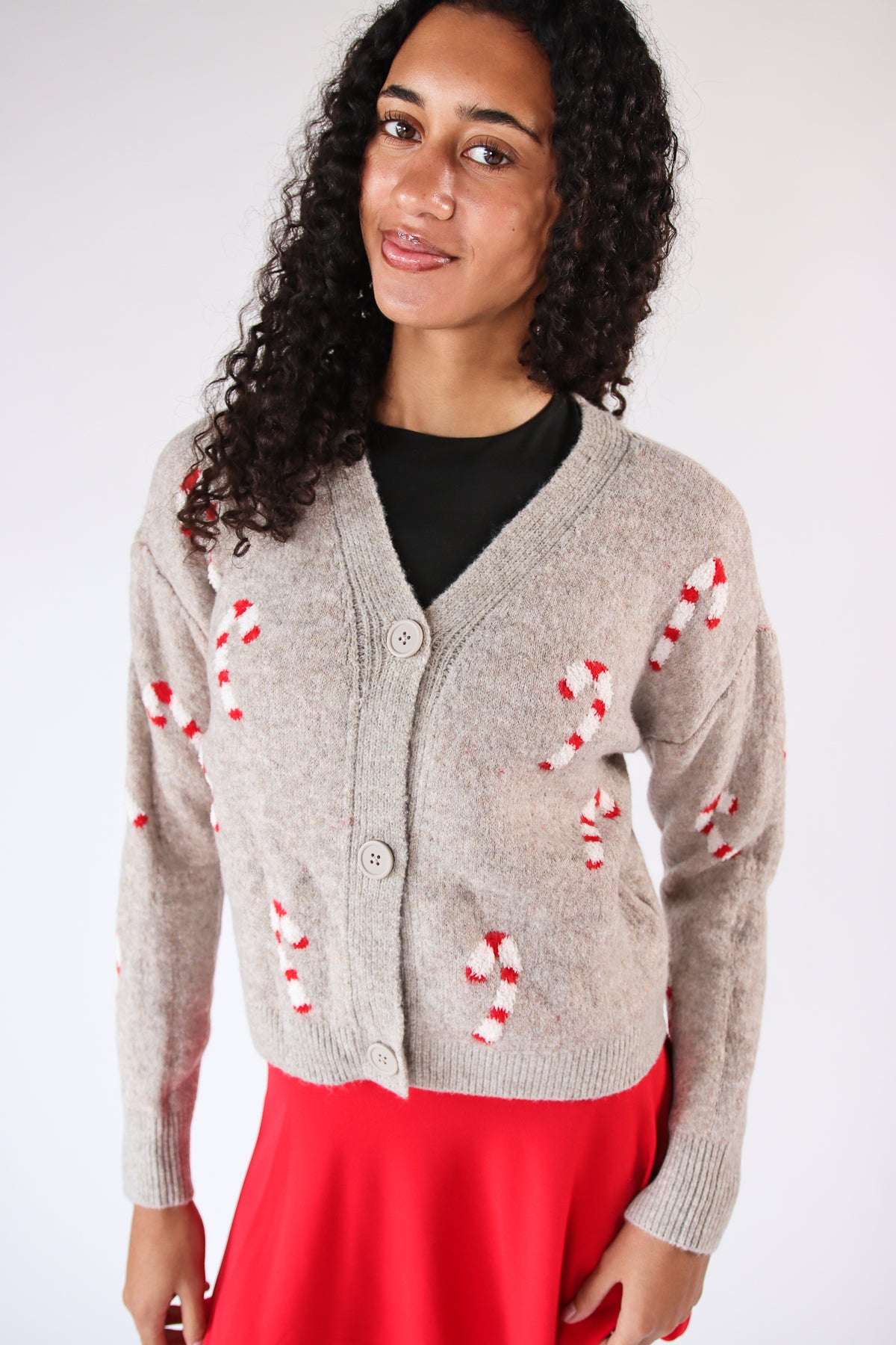 Candy Cane Cardigan