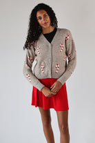 Candy Cane Cardigan