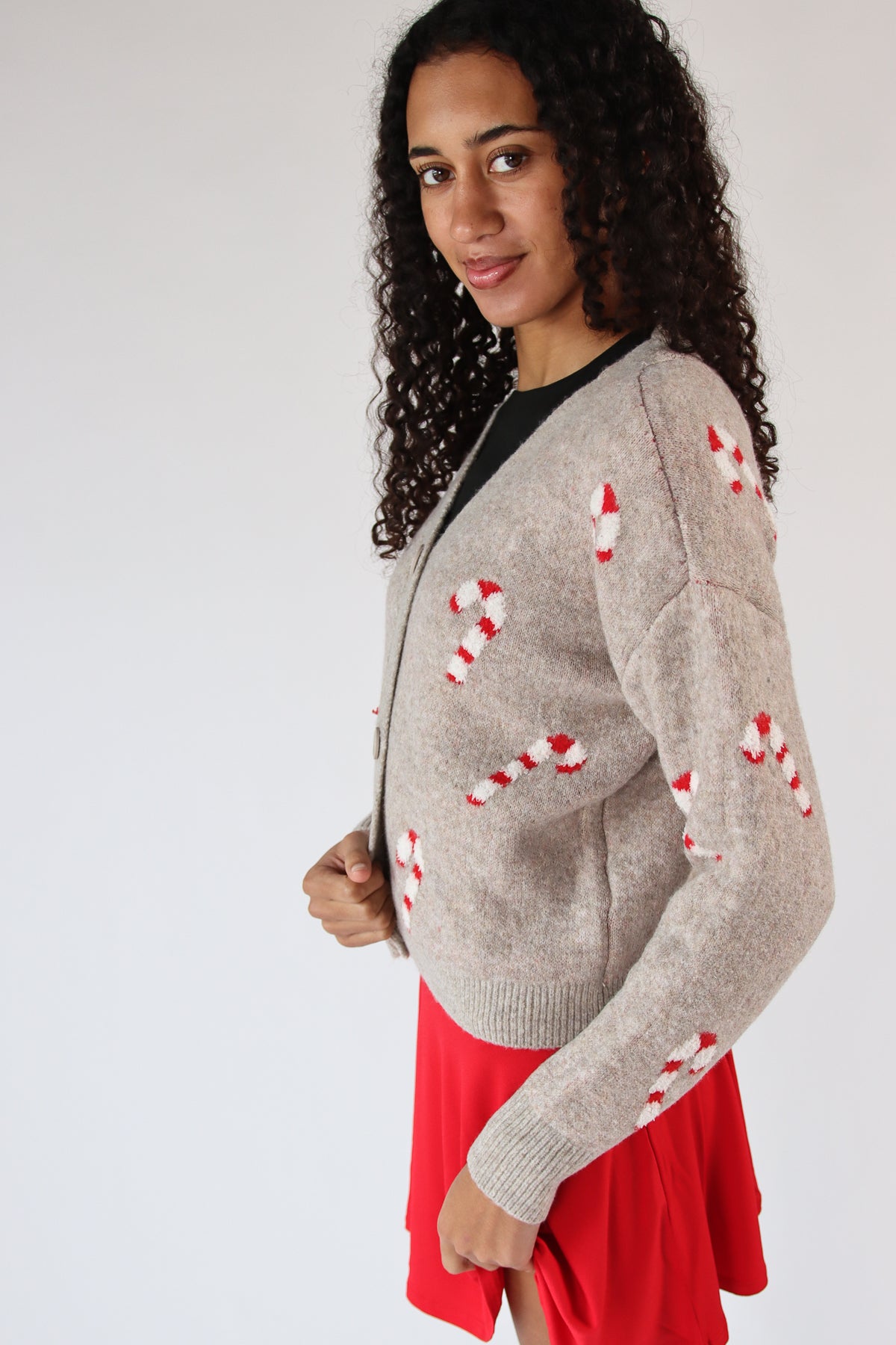 Candy Cane Cardigan