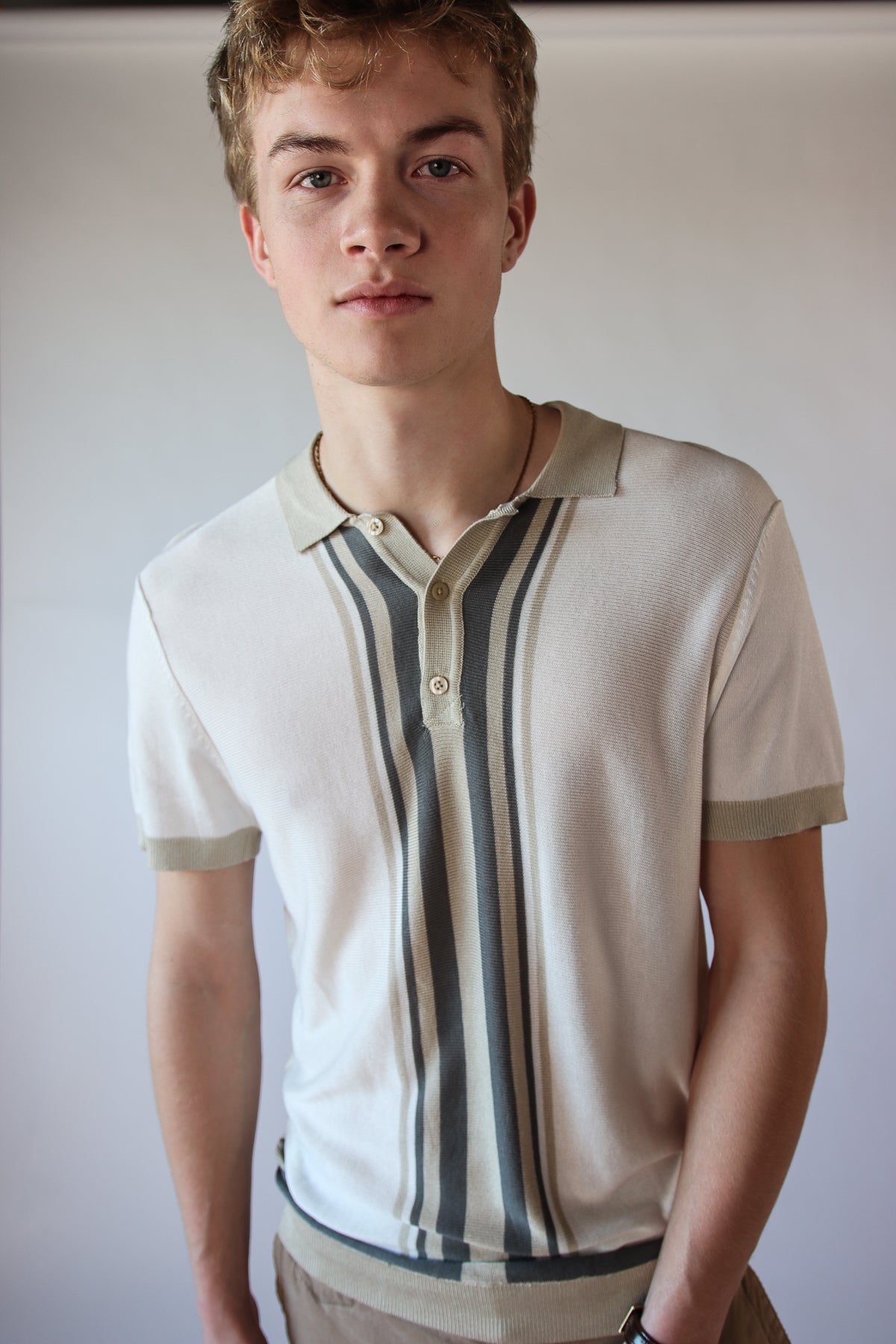 Center Stripe Polo