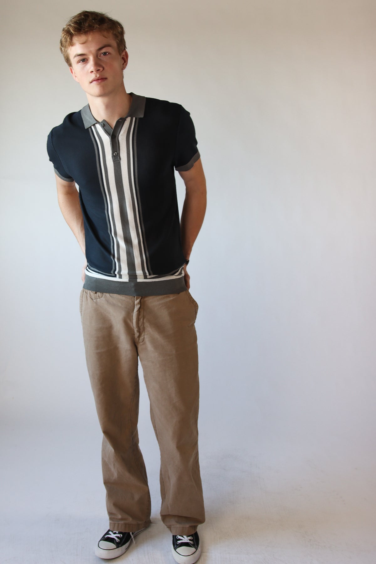 Center Stripe Polo