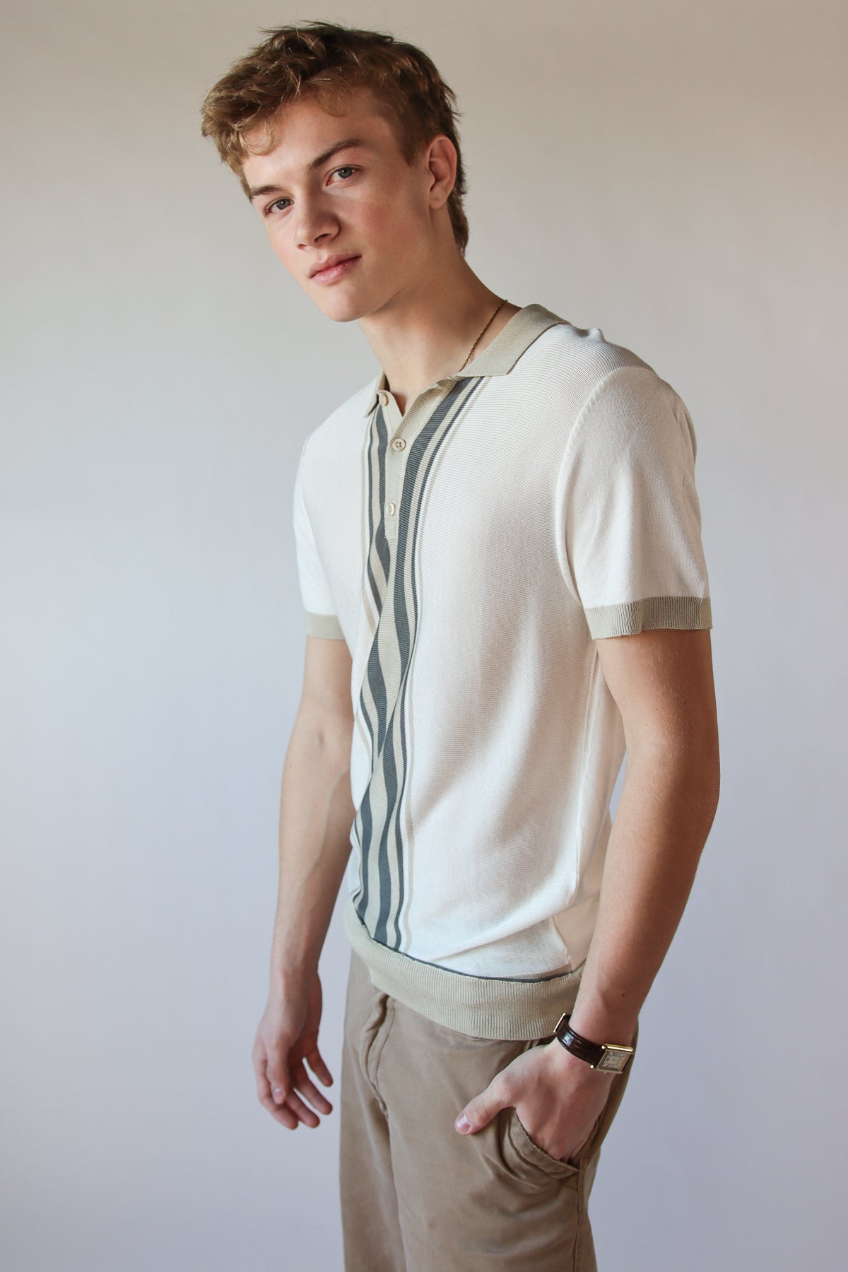 Center Stripe Polo