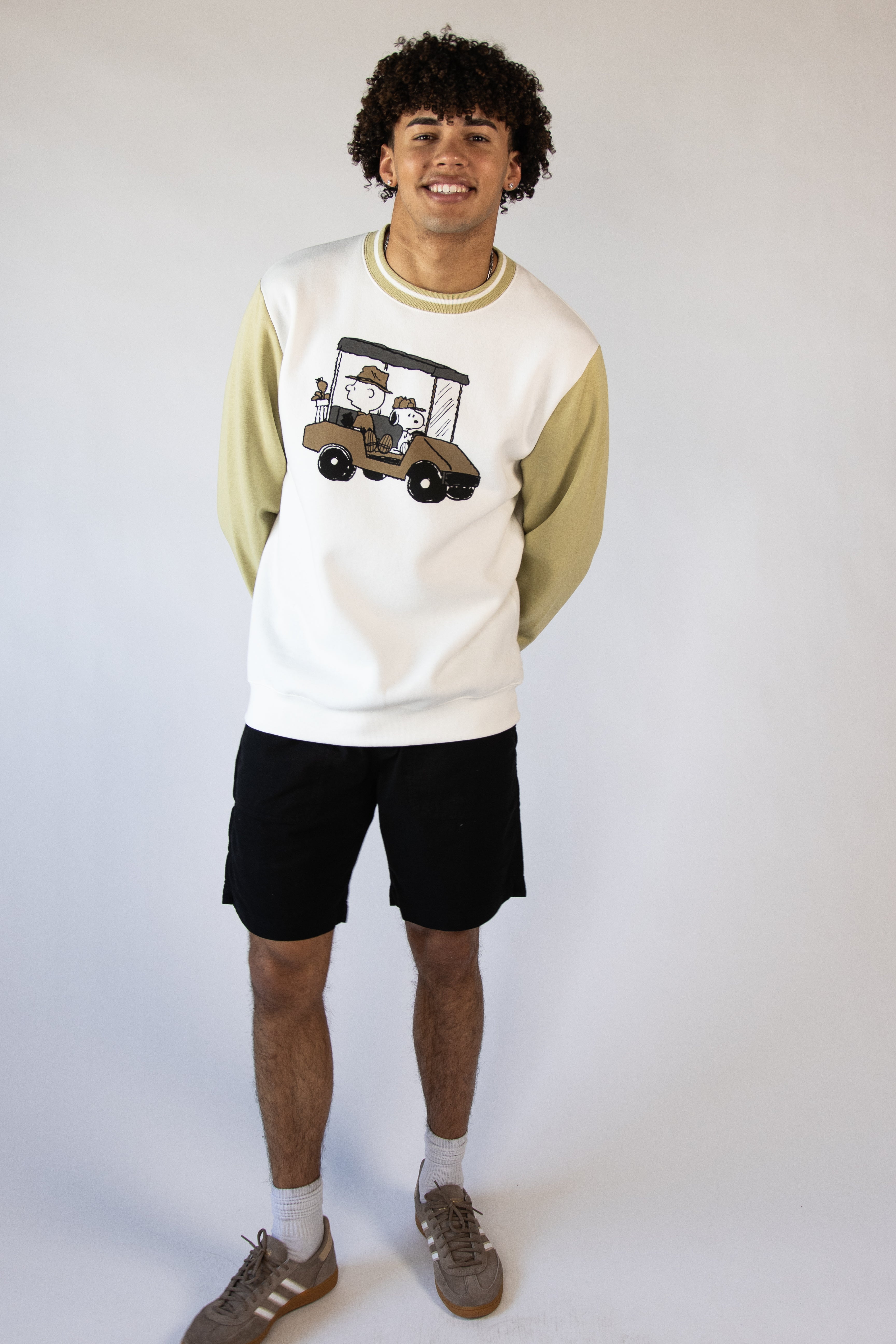 Charlie Brown & Snoopy Golf Cart Sweatshirt