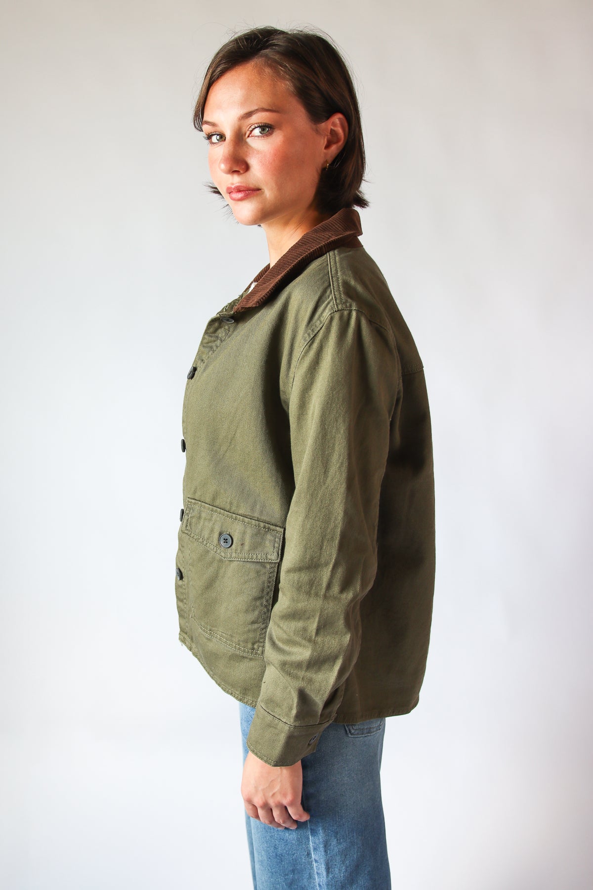 Canvas Chore Coat Olive