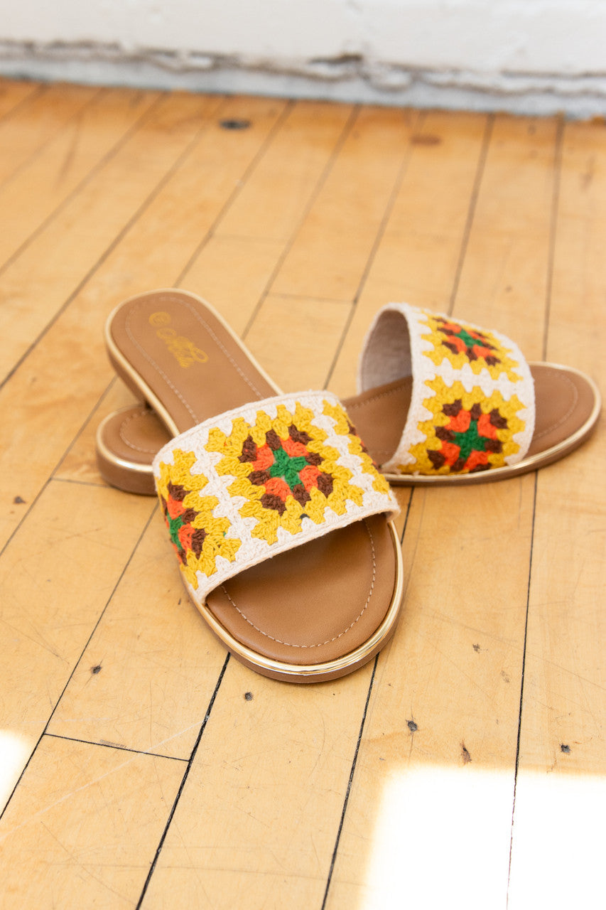 Crochet Slip On Sandals