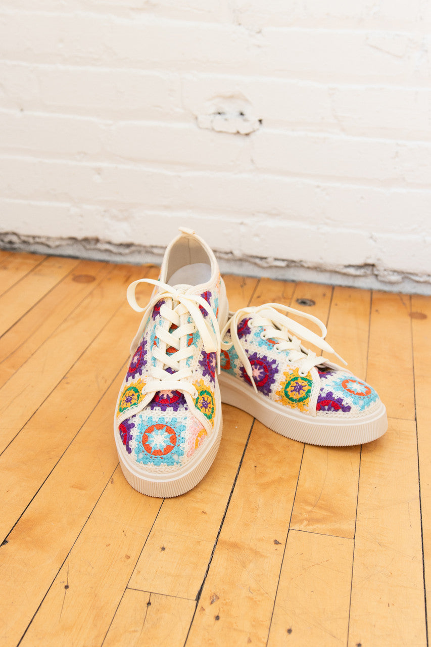 Crochet Platform Sneaker
