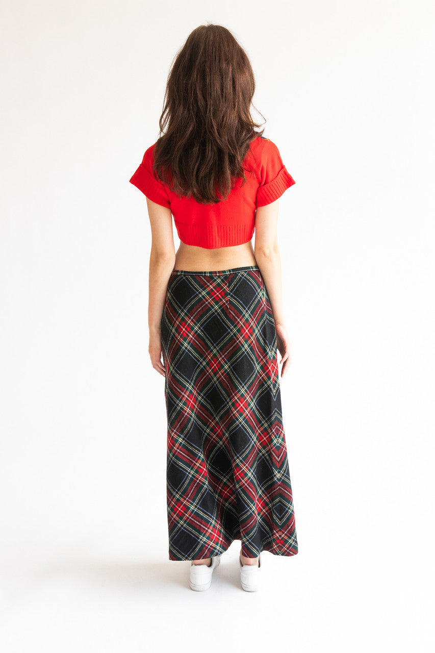 Plaid Pendleton Maxi Skirt (2000s)