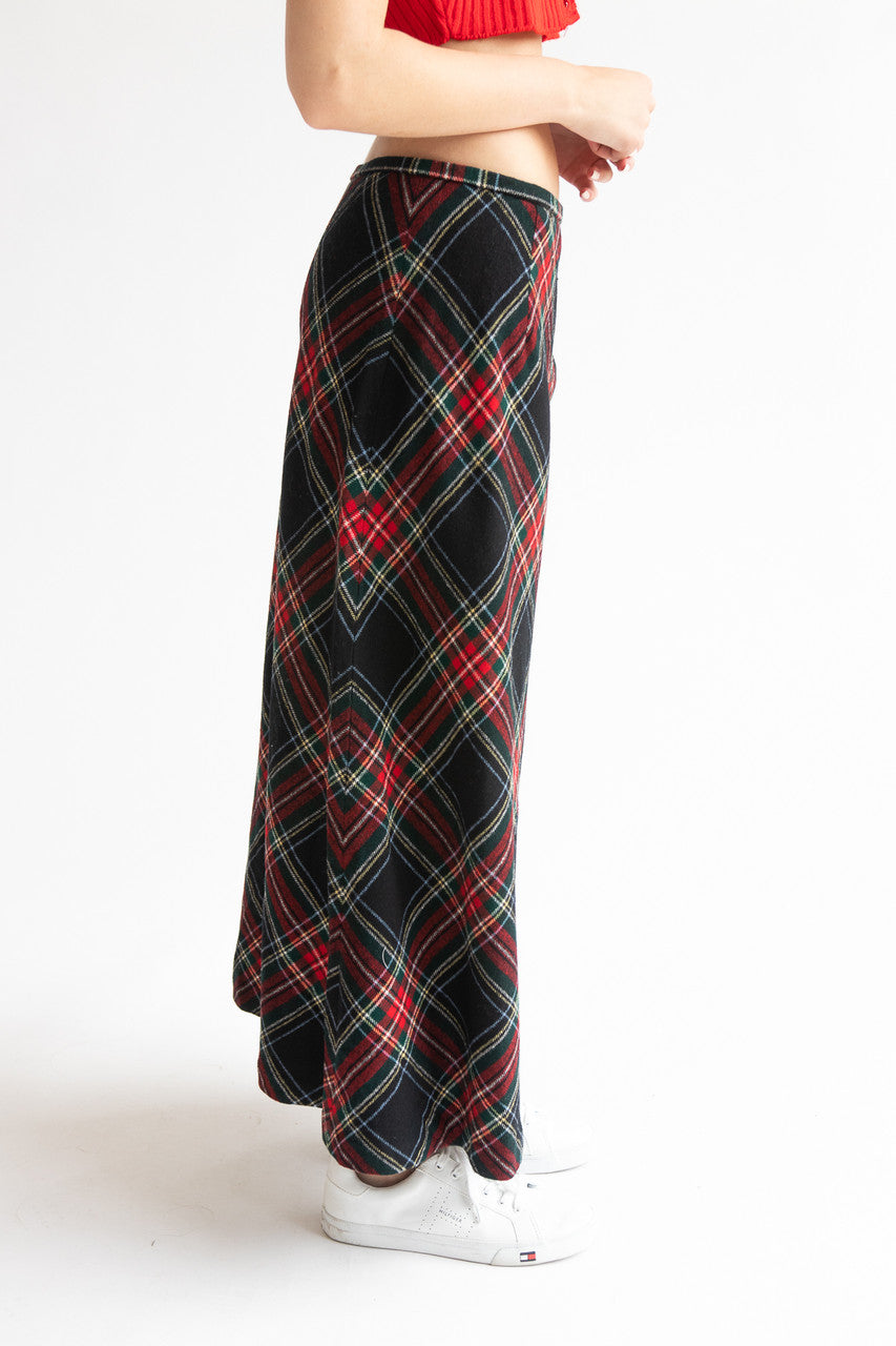Plaid Pendleton Maxi Skirt (2000s)