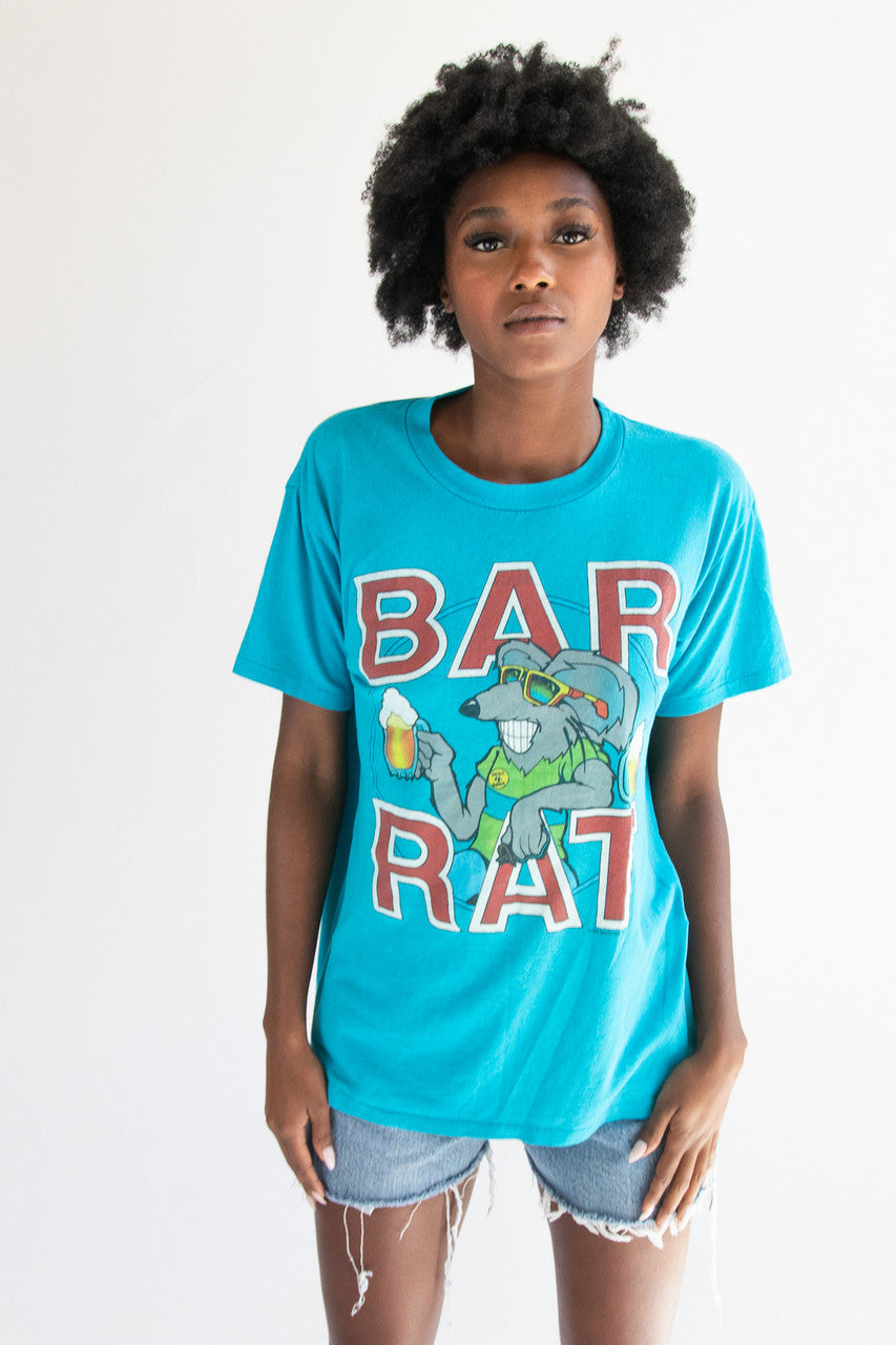 Vintage Bar Rat Single Stitch T-Shirt (1990s)