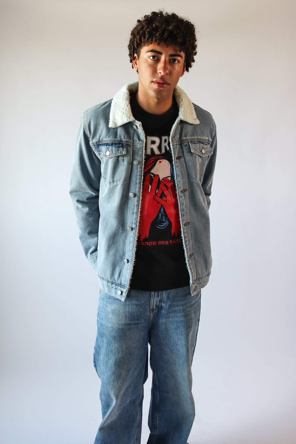 Sherpa Lined Denim Jacket