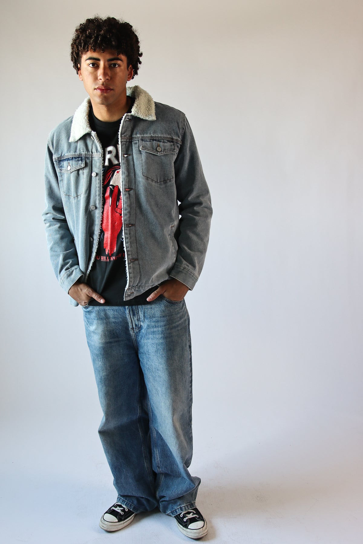 Sherpa Lined Denim Jacket