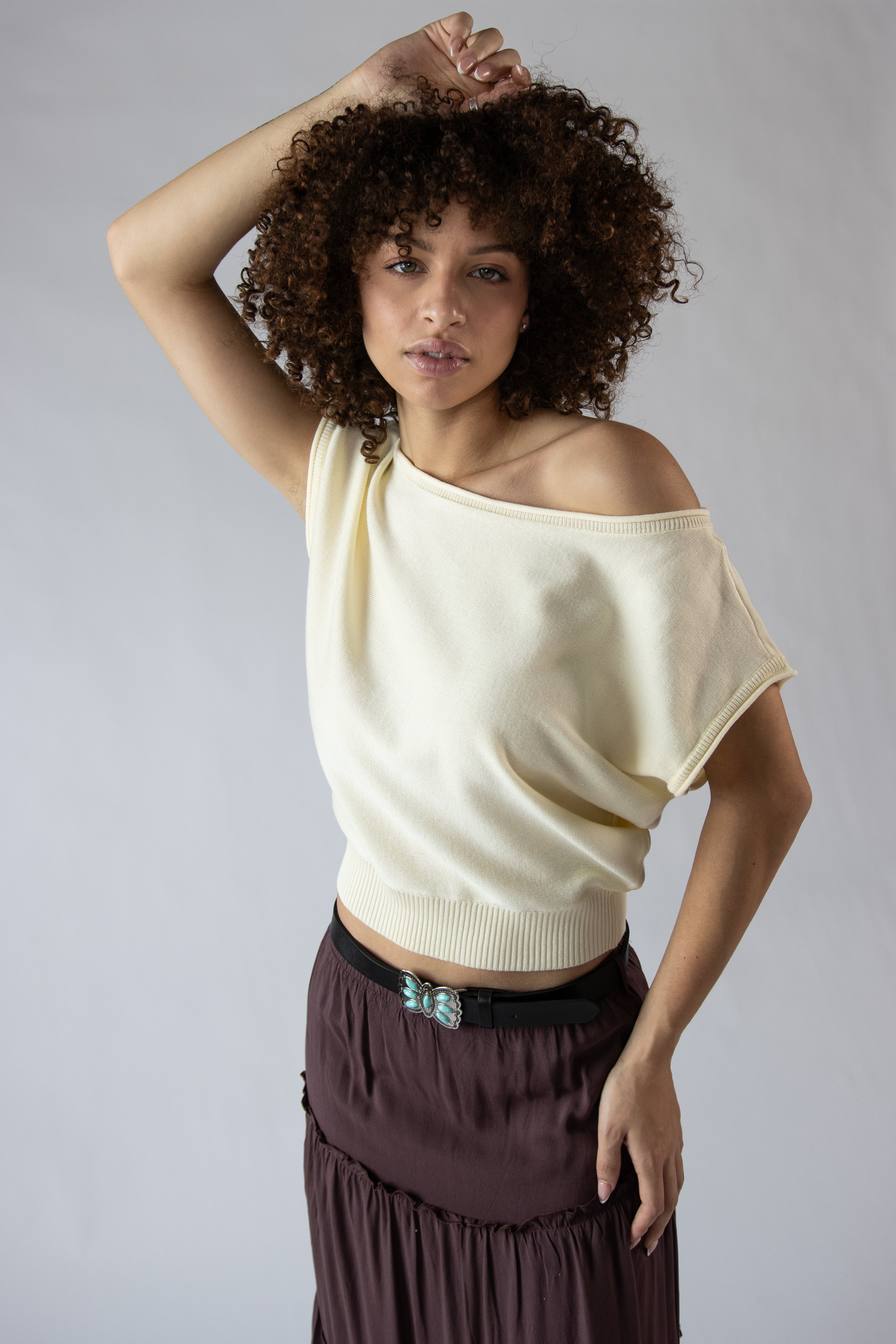 Dolman Short Sleeve Sweater