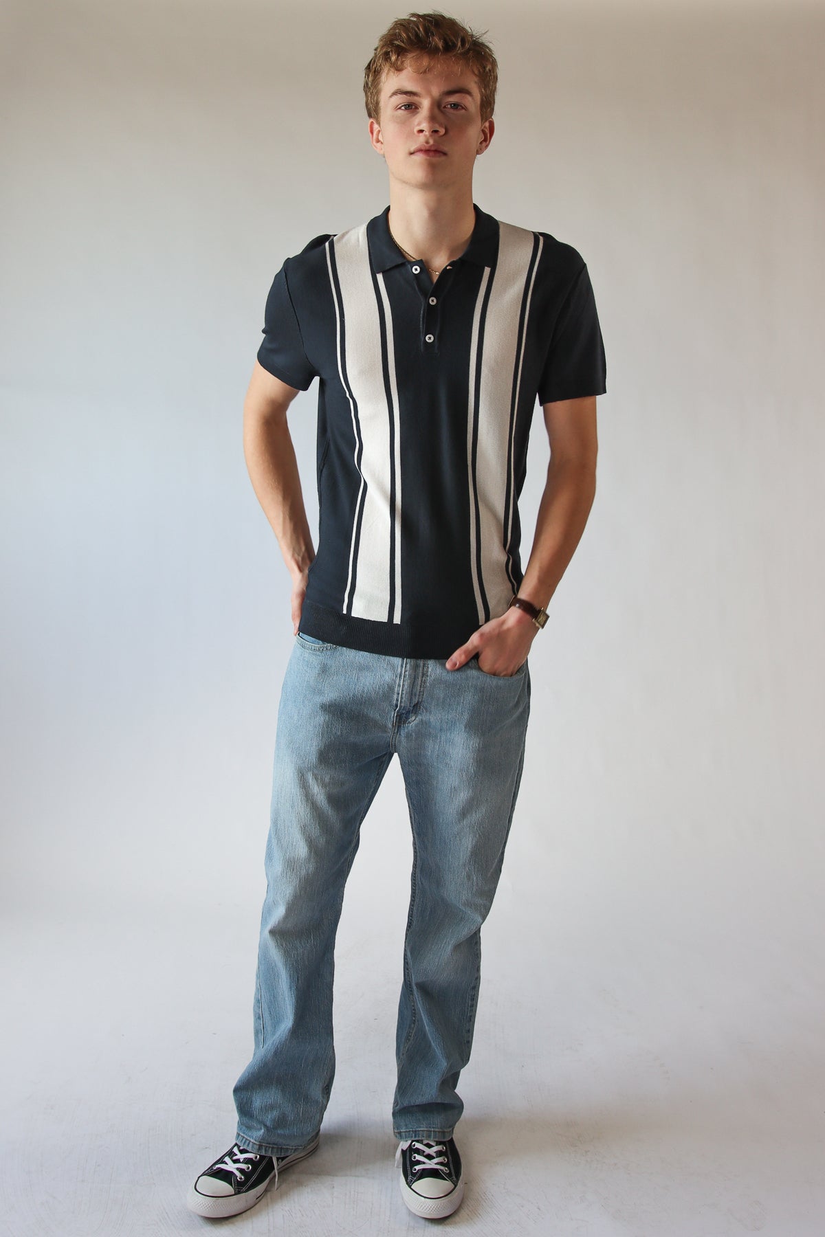 Double Stripe Polo