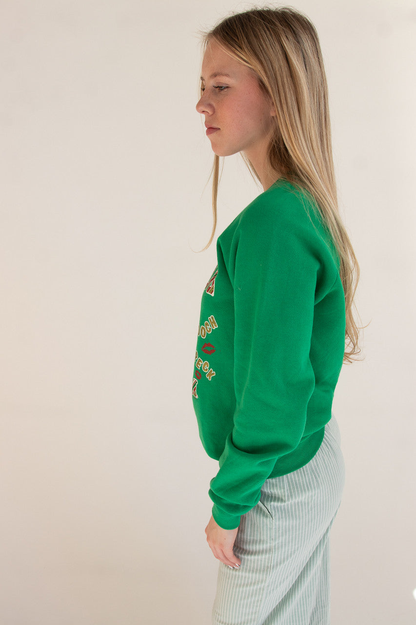 Vintage "Mistletoe Victim" Looney Tunes Sylvester Ugly Christmas Sweatshirt