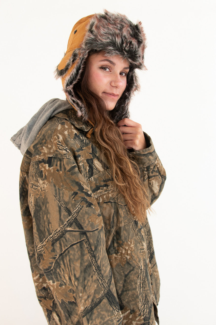 Fur Lined Trapper Hat