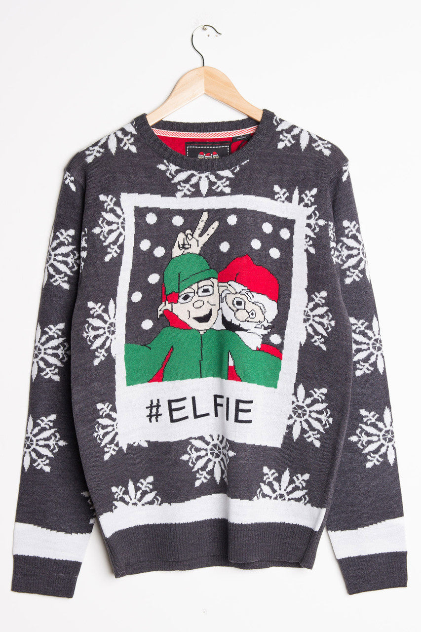 #Elfie Ugly Christmas Sweater