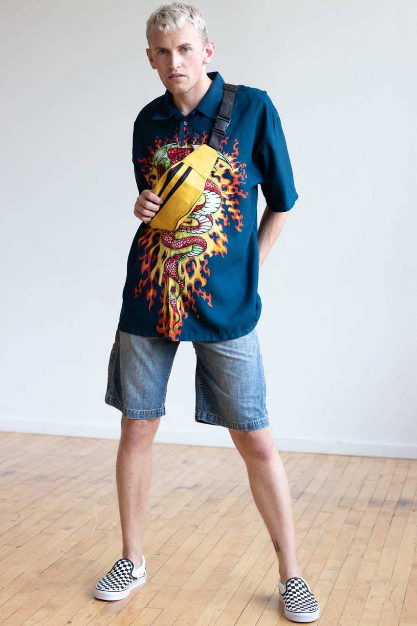 Fire Dragon Rave Y2K Shirt