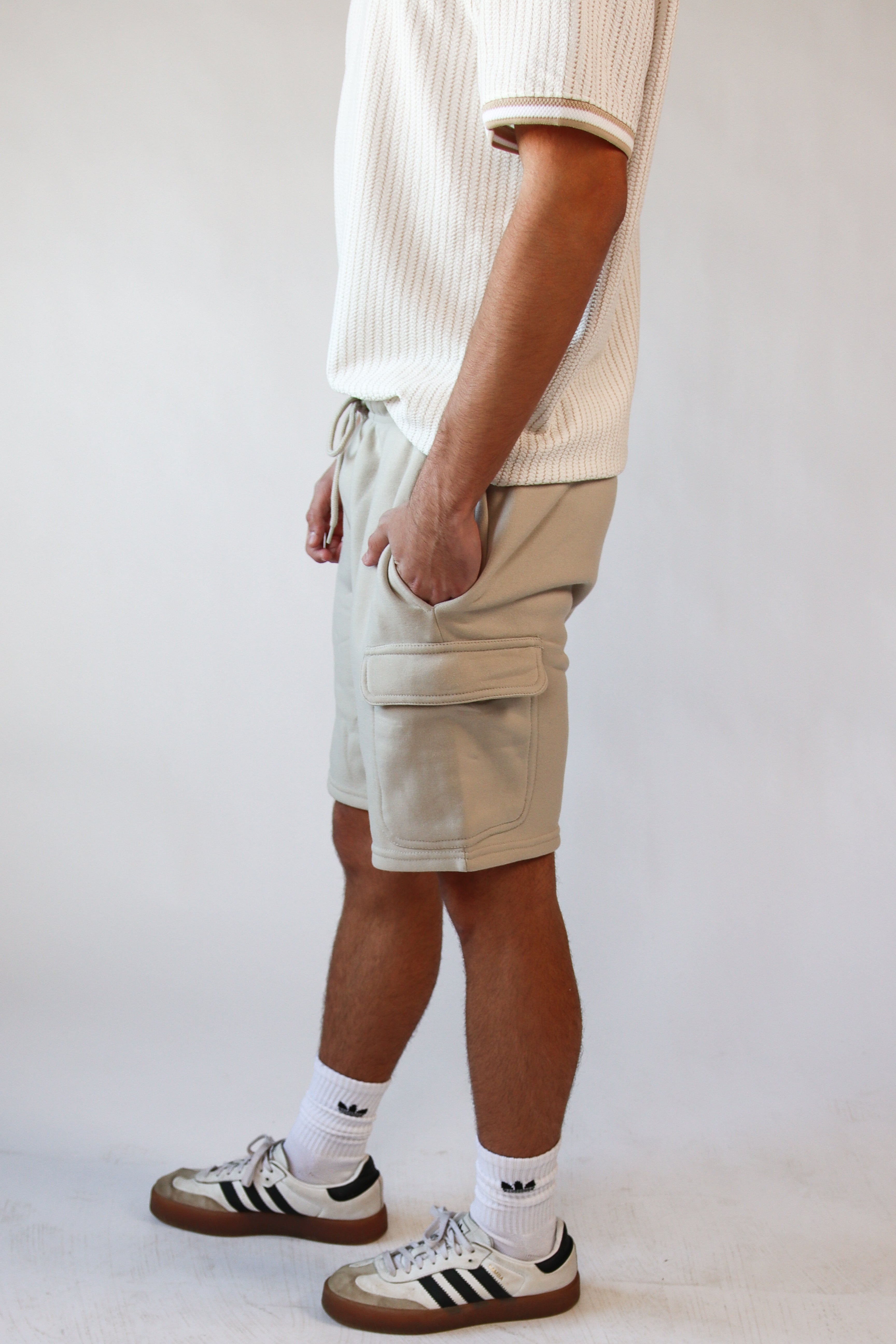 Fleece Cargo Sweatshorts