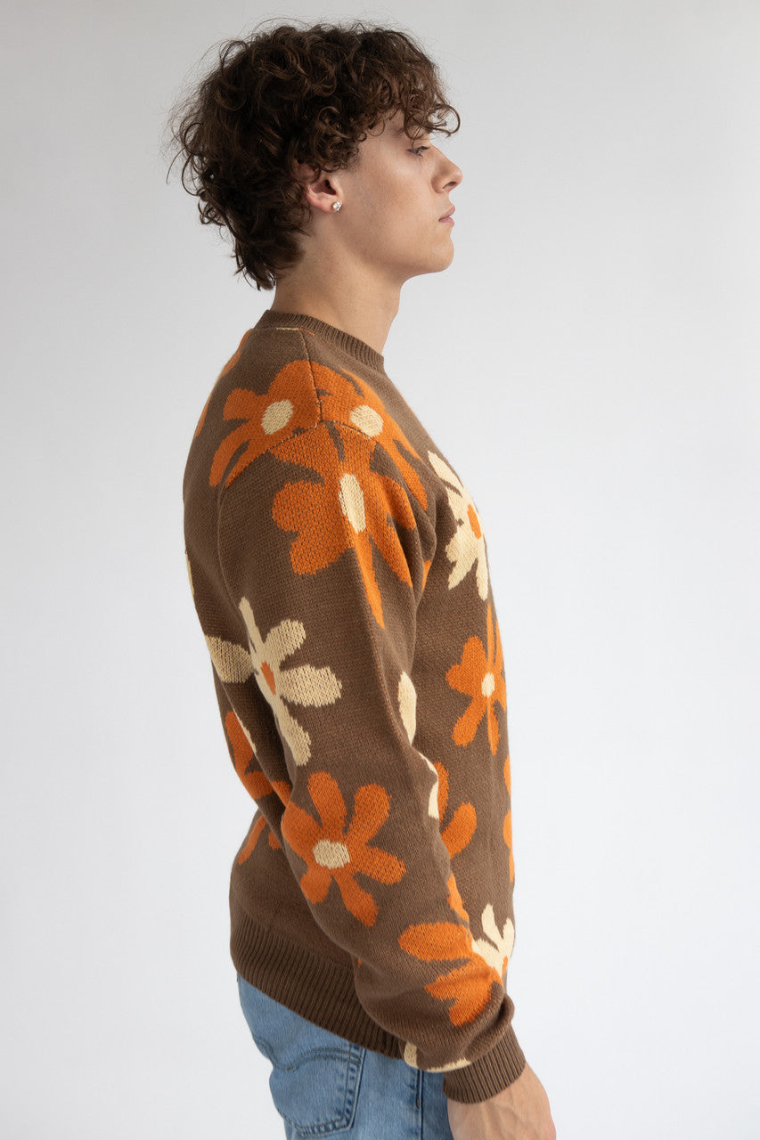 Mod Floral Sweater