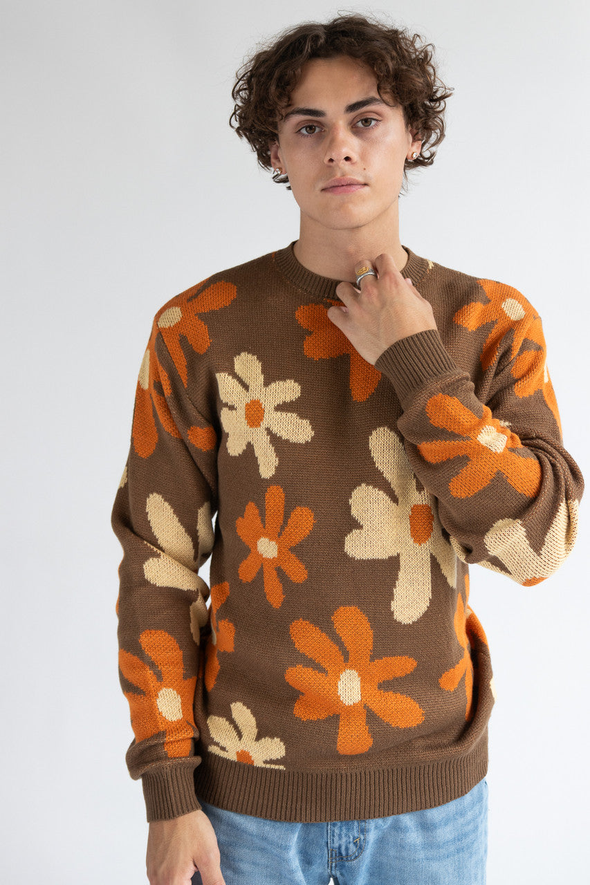 Mod Floral Sweater