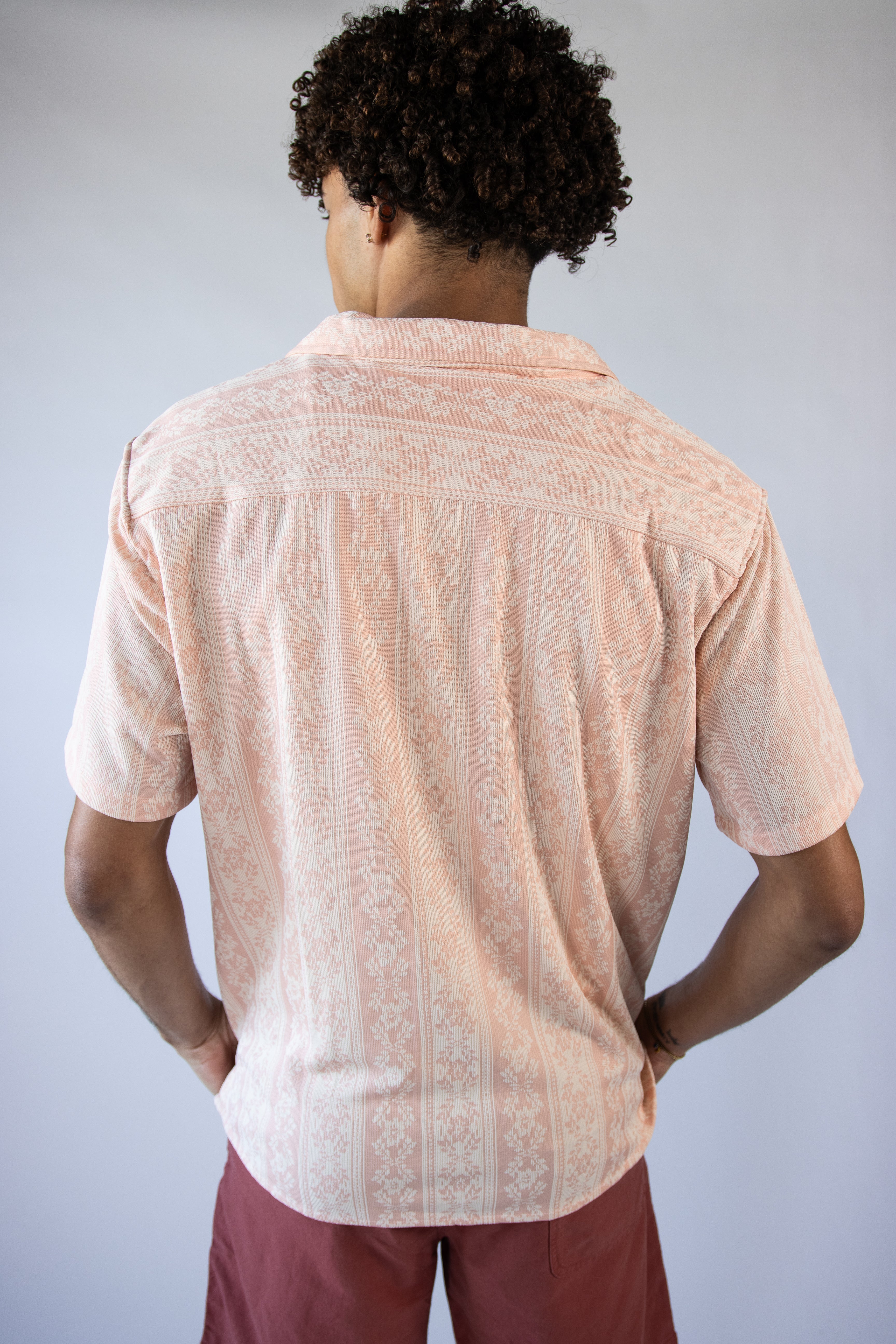 Floral Wallpaper Button Up Shirt