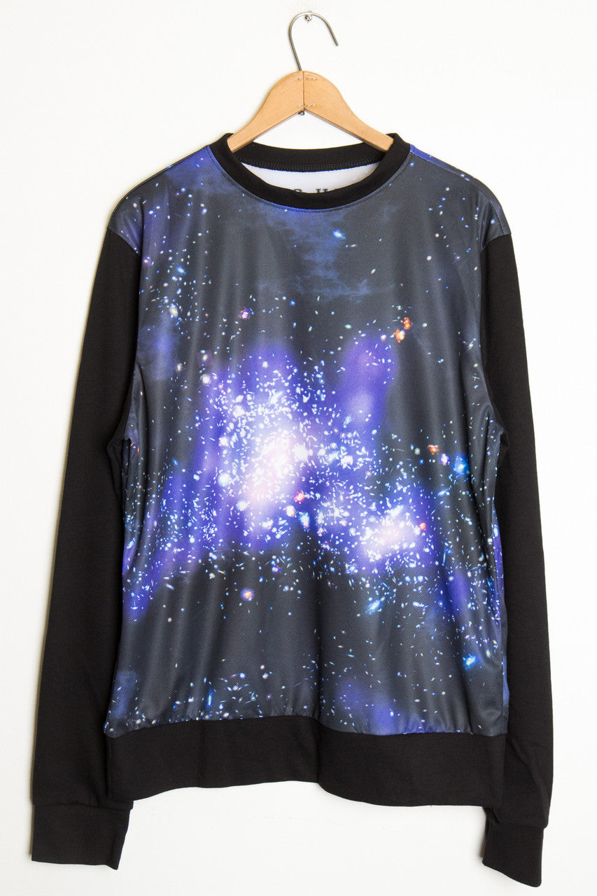 Nebula Print Long-Sleeve Tee