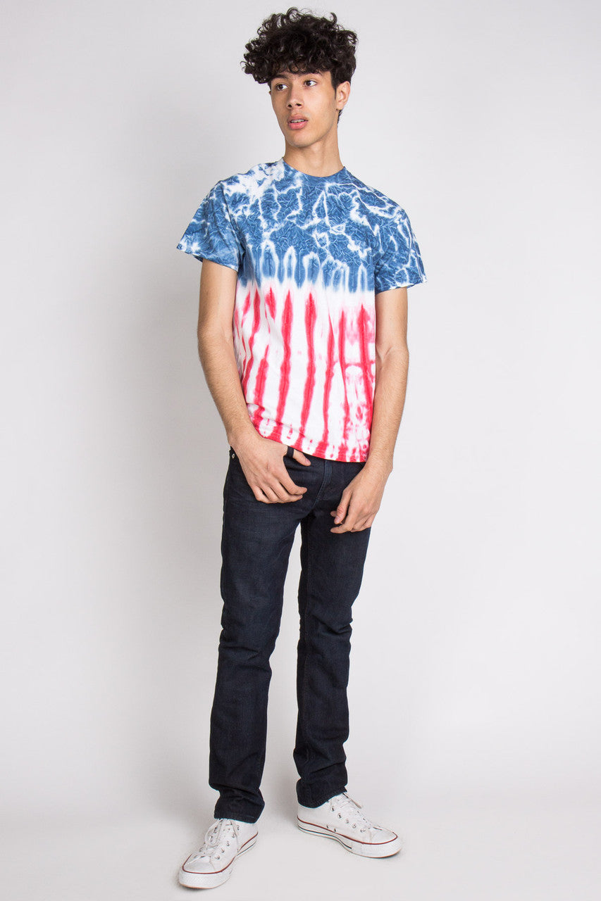 Flag Tie Dye Tee