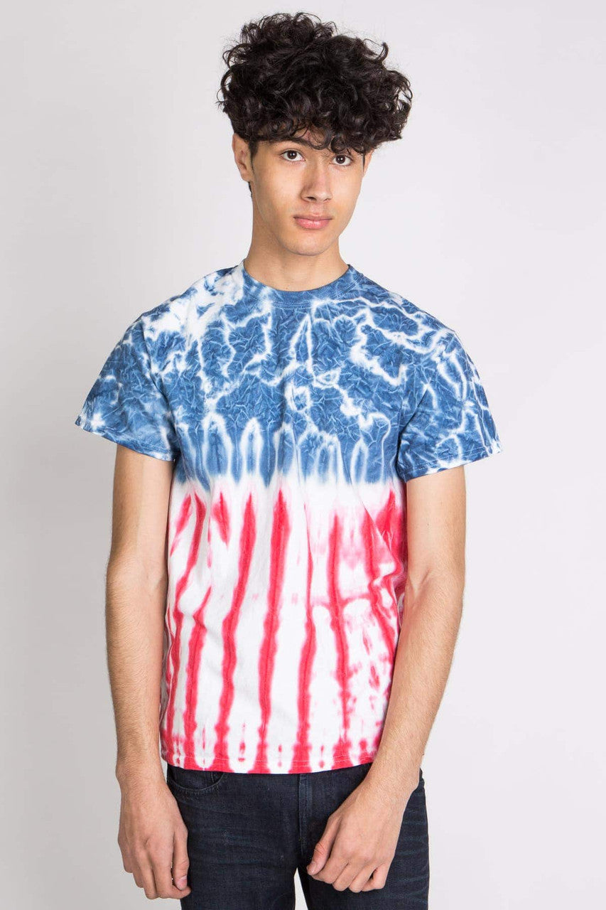 Flag Tie Dye Tee