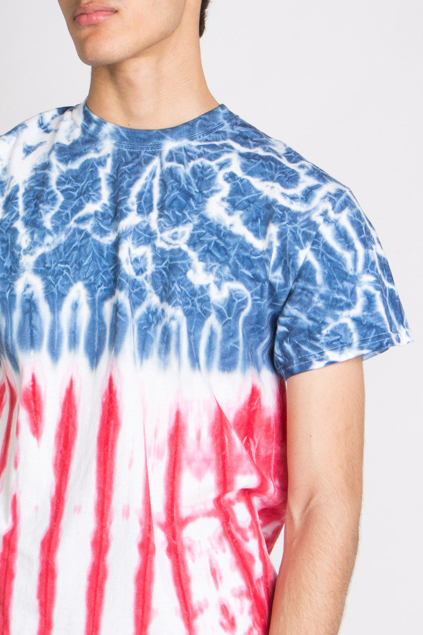 Flag Tie Dye Tee
