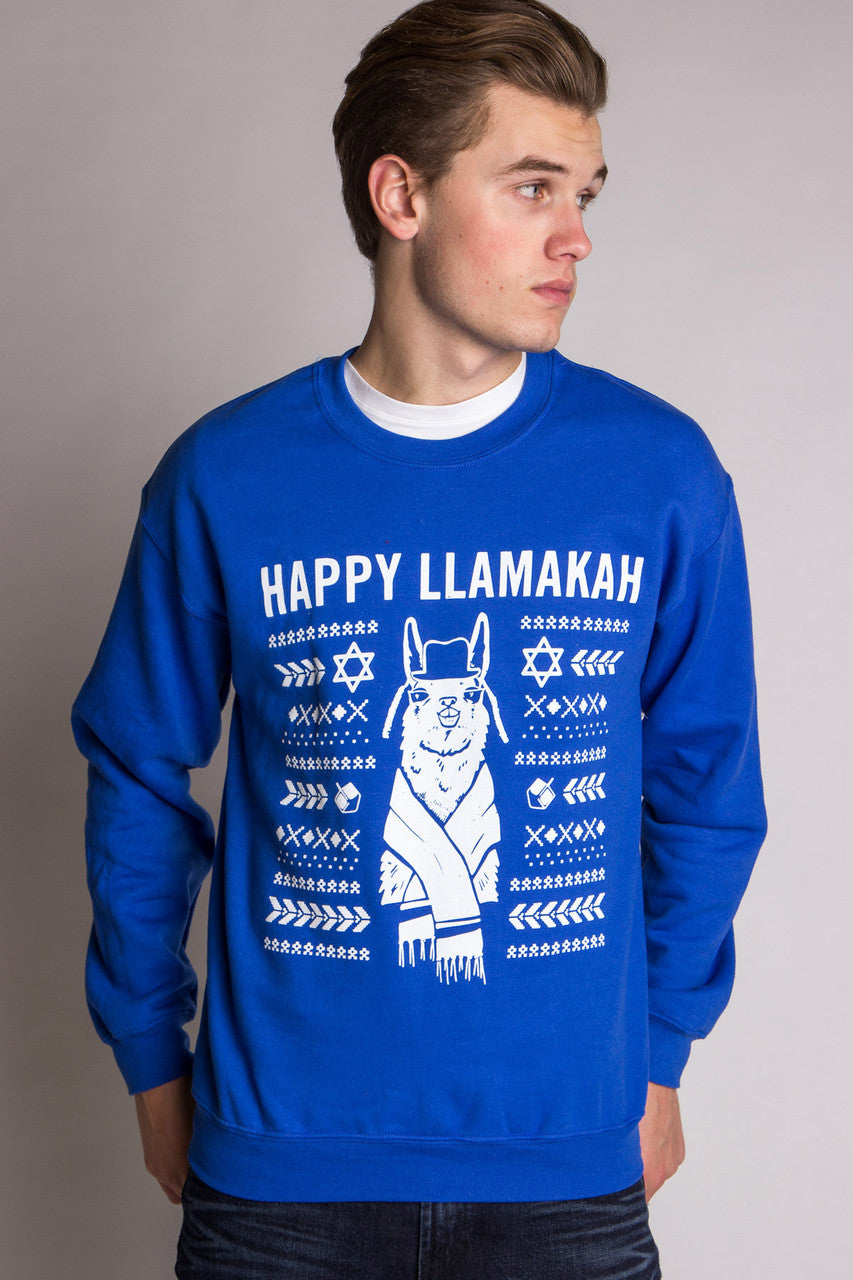 Happy Llamakah Hanukkah Holiday Sweatshirt