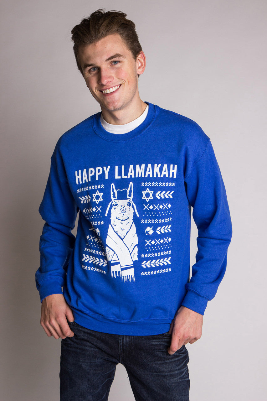 Happy Llamakah Hanukkah Holiday Sweatshirt