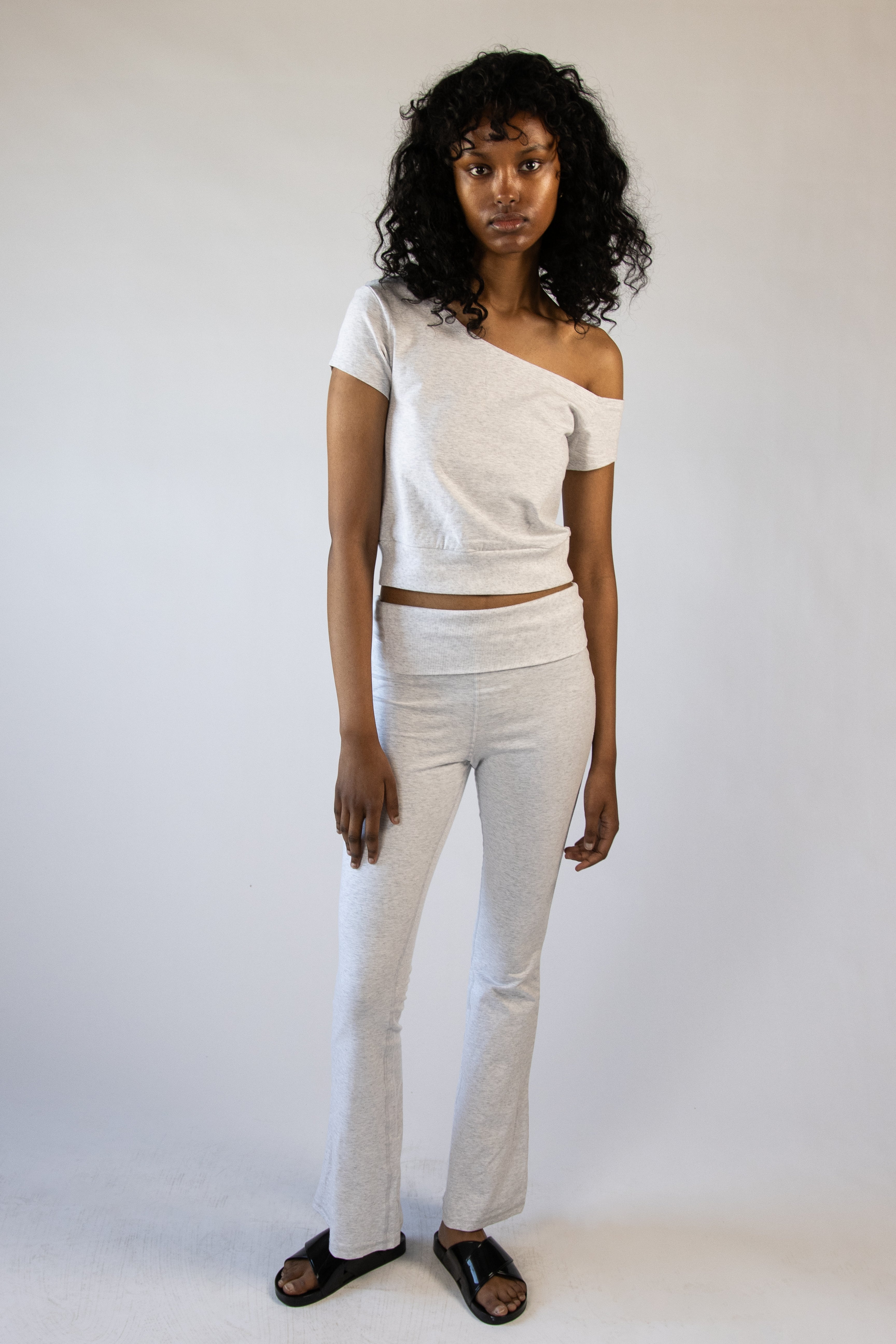Heather Gray Flare Lounge Pants