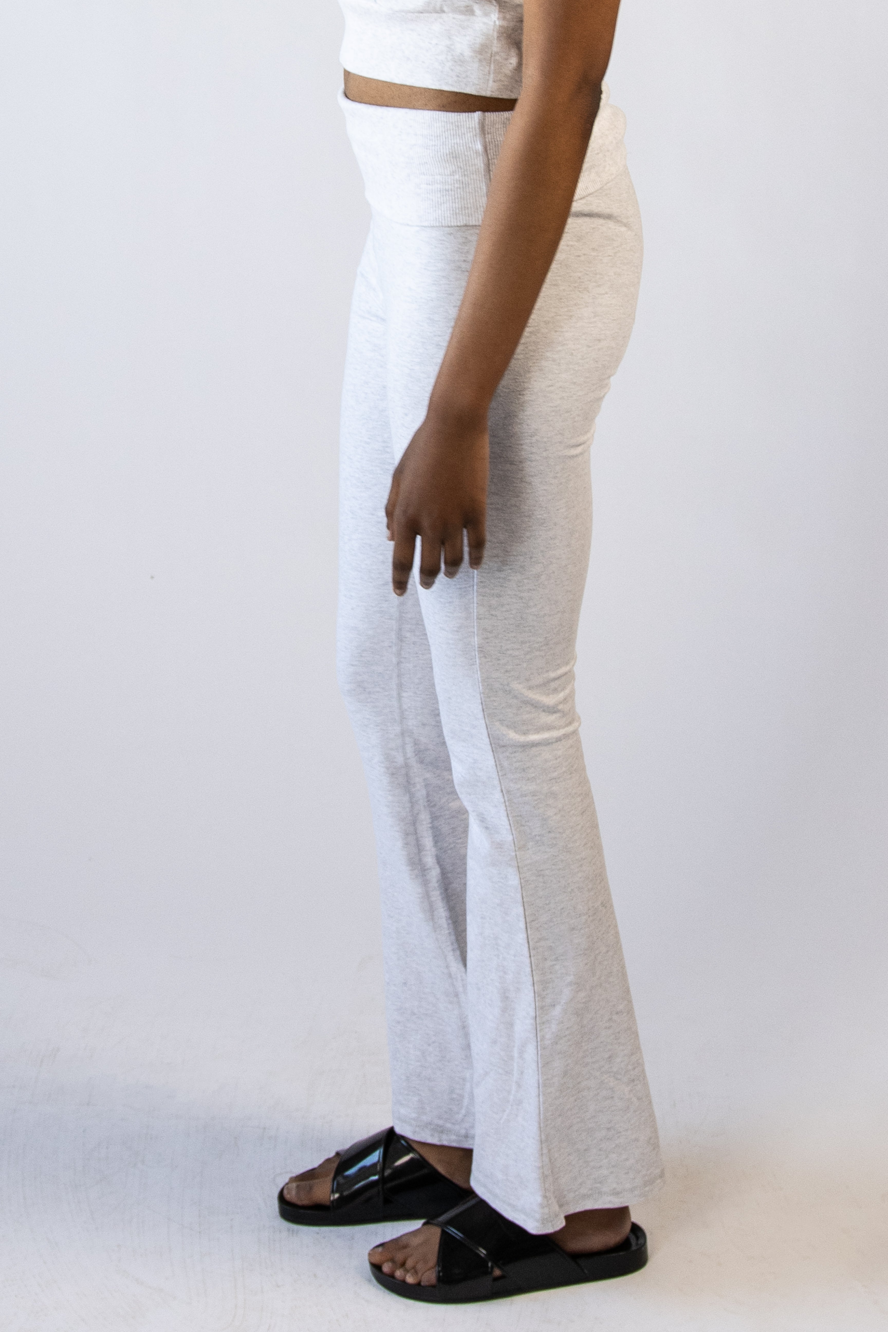 Heather Gray Flare Lounge Pants