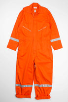 Hi-Vis Blaze Orange Utility Workwear Coveralls