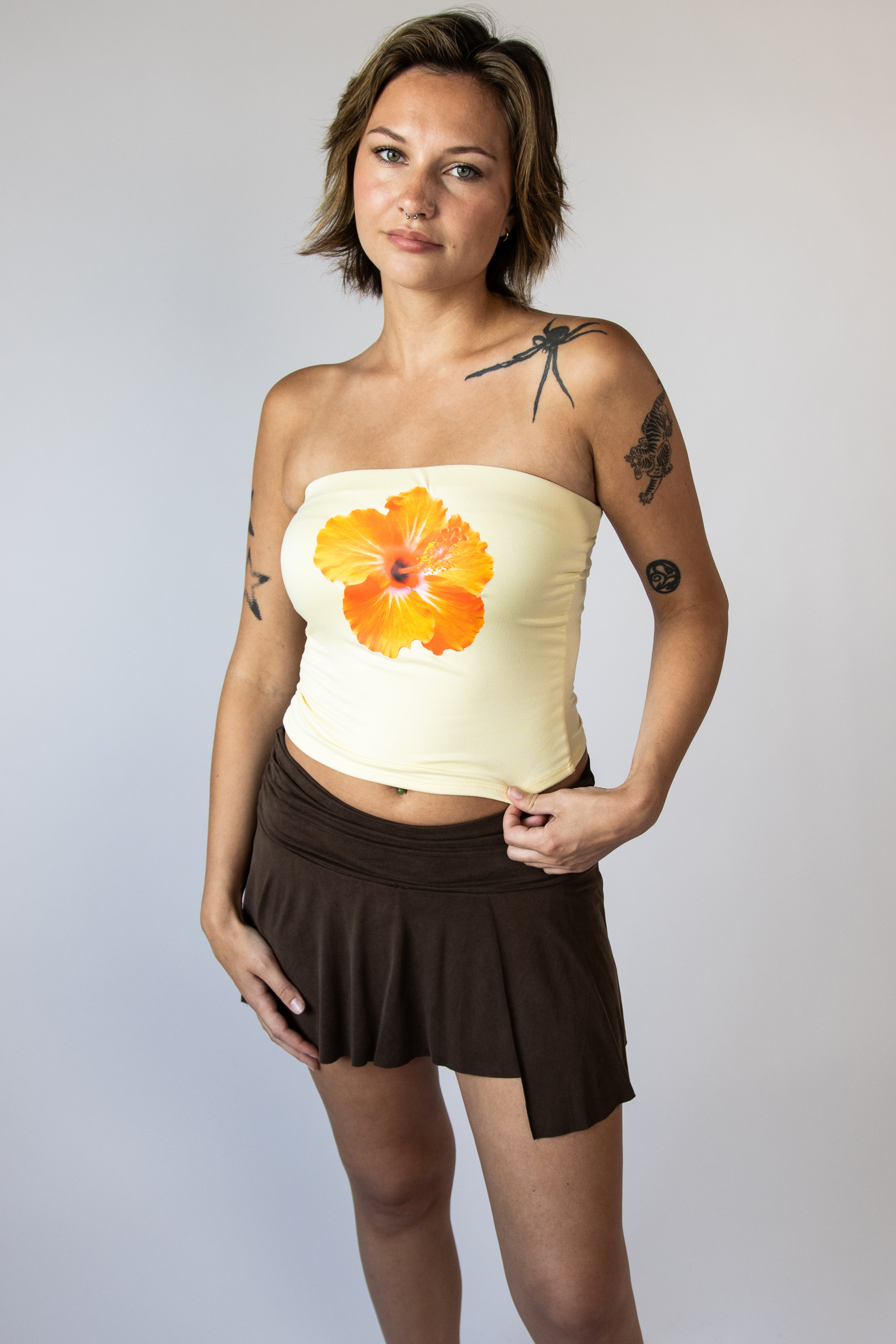 Hibiscus Tube Top