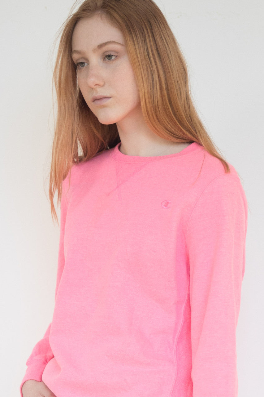 Hot Pink Champion Sweatshirt