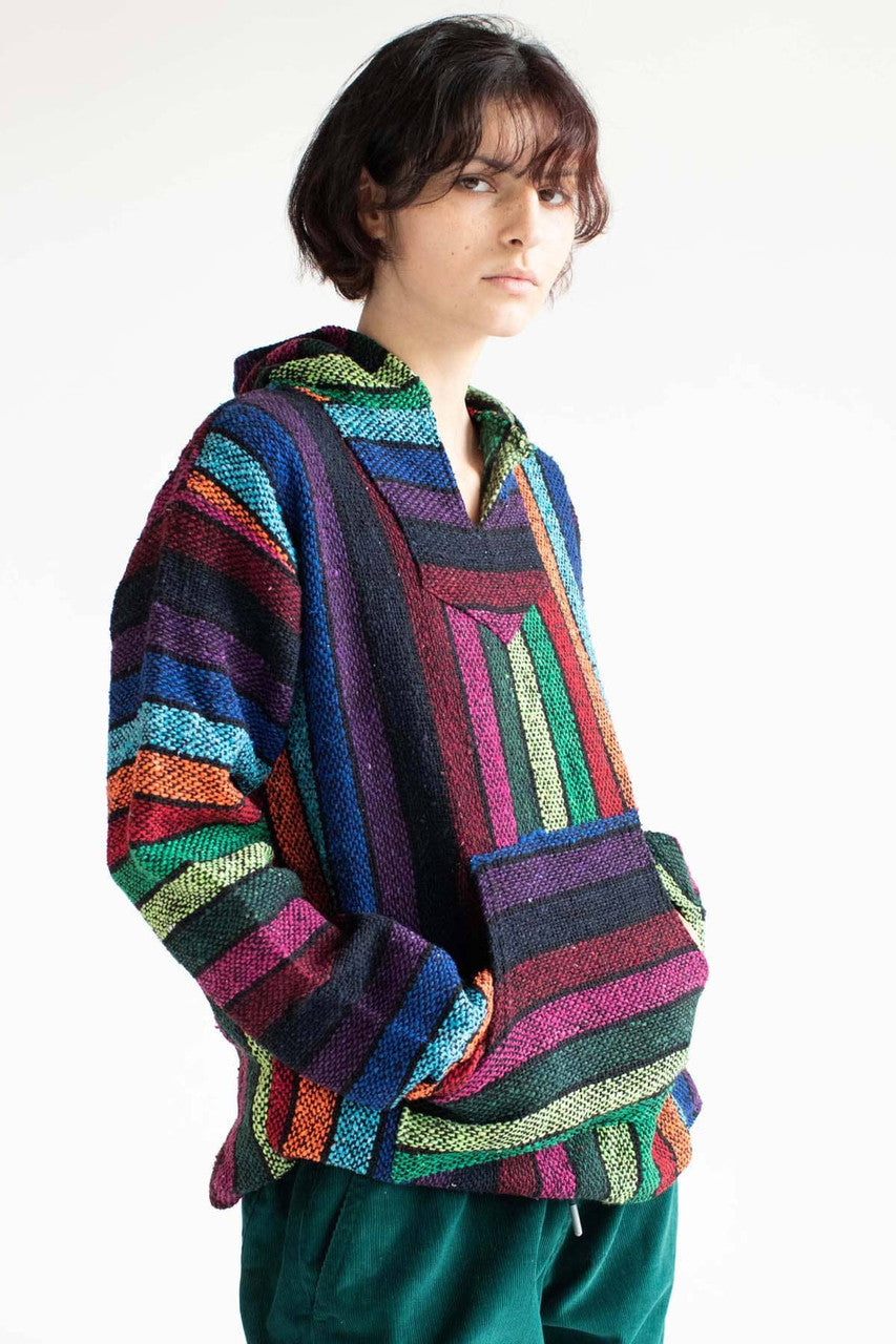 Lightweight Rainbow Baja Hoodie