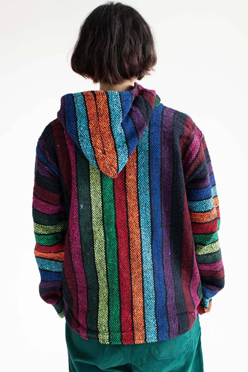 Lightweight Rainbow Baja Hoodie