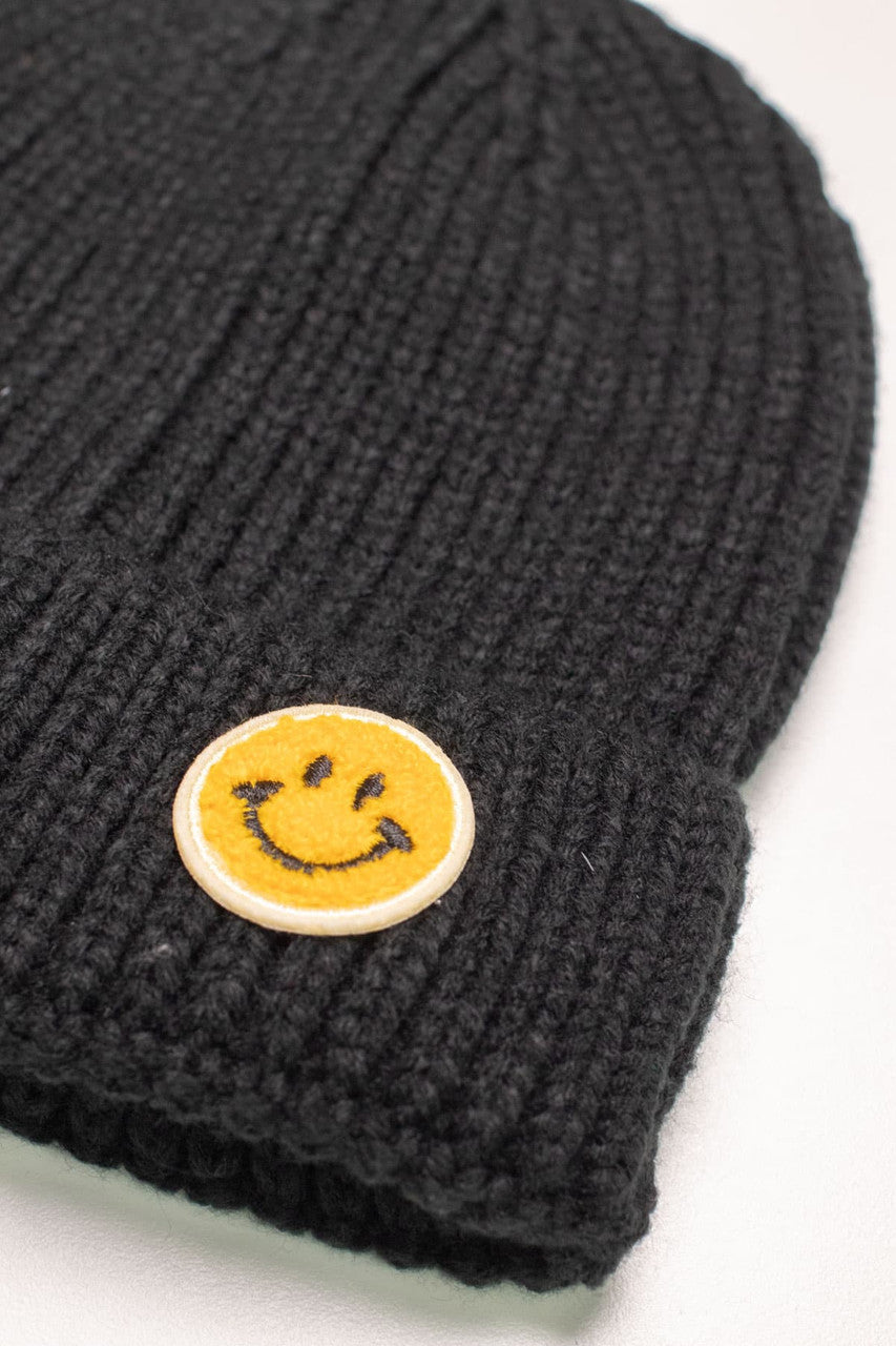 Smile Patch Beanie