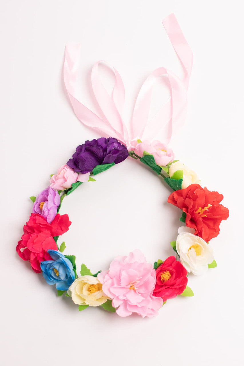 Multicolor Floral Crown