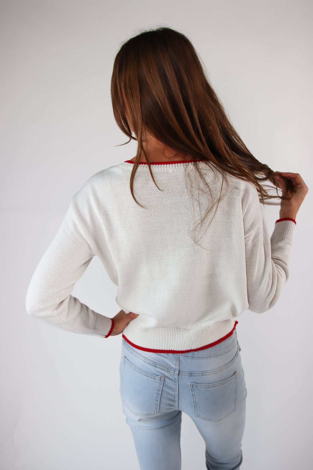 Kissing Fish Knit Sweater