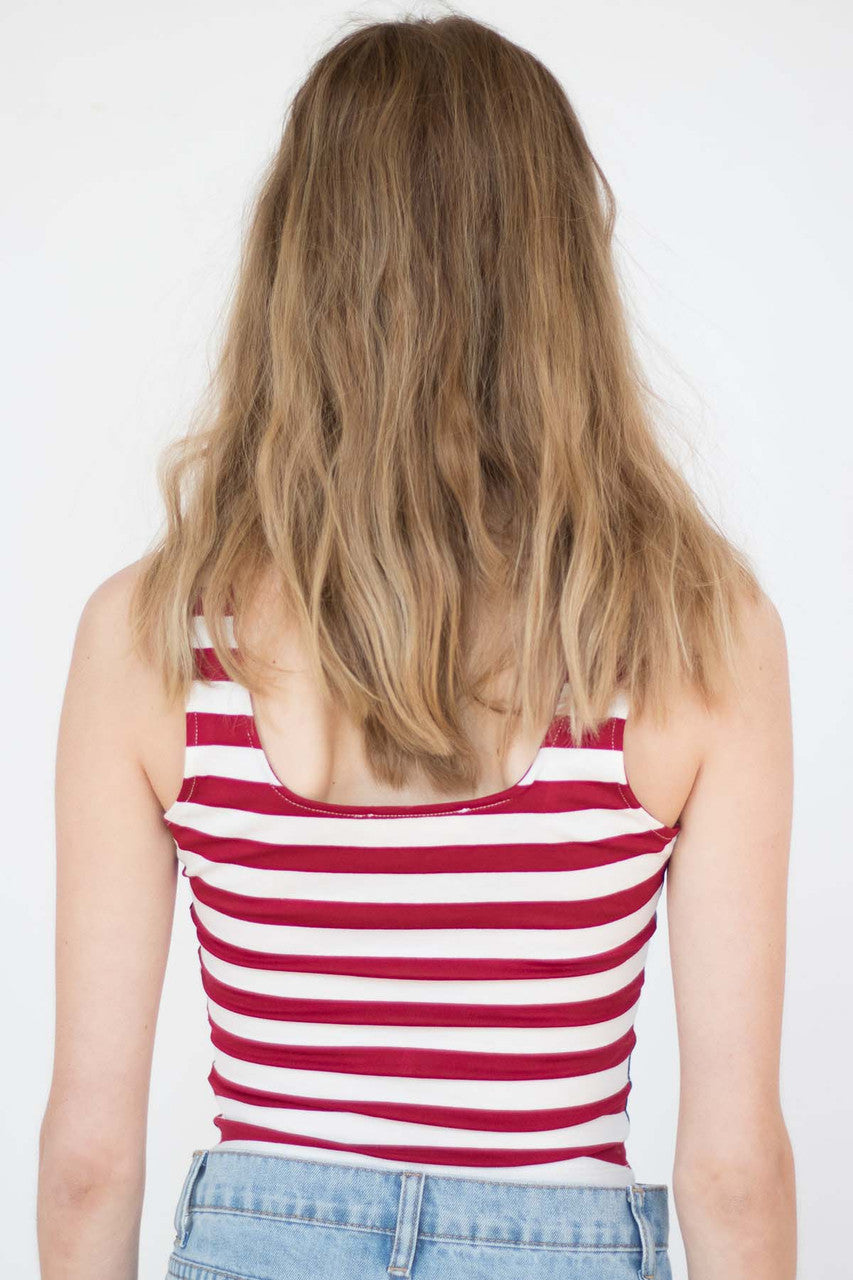 Lace Up USA Tank