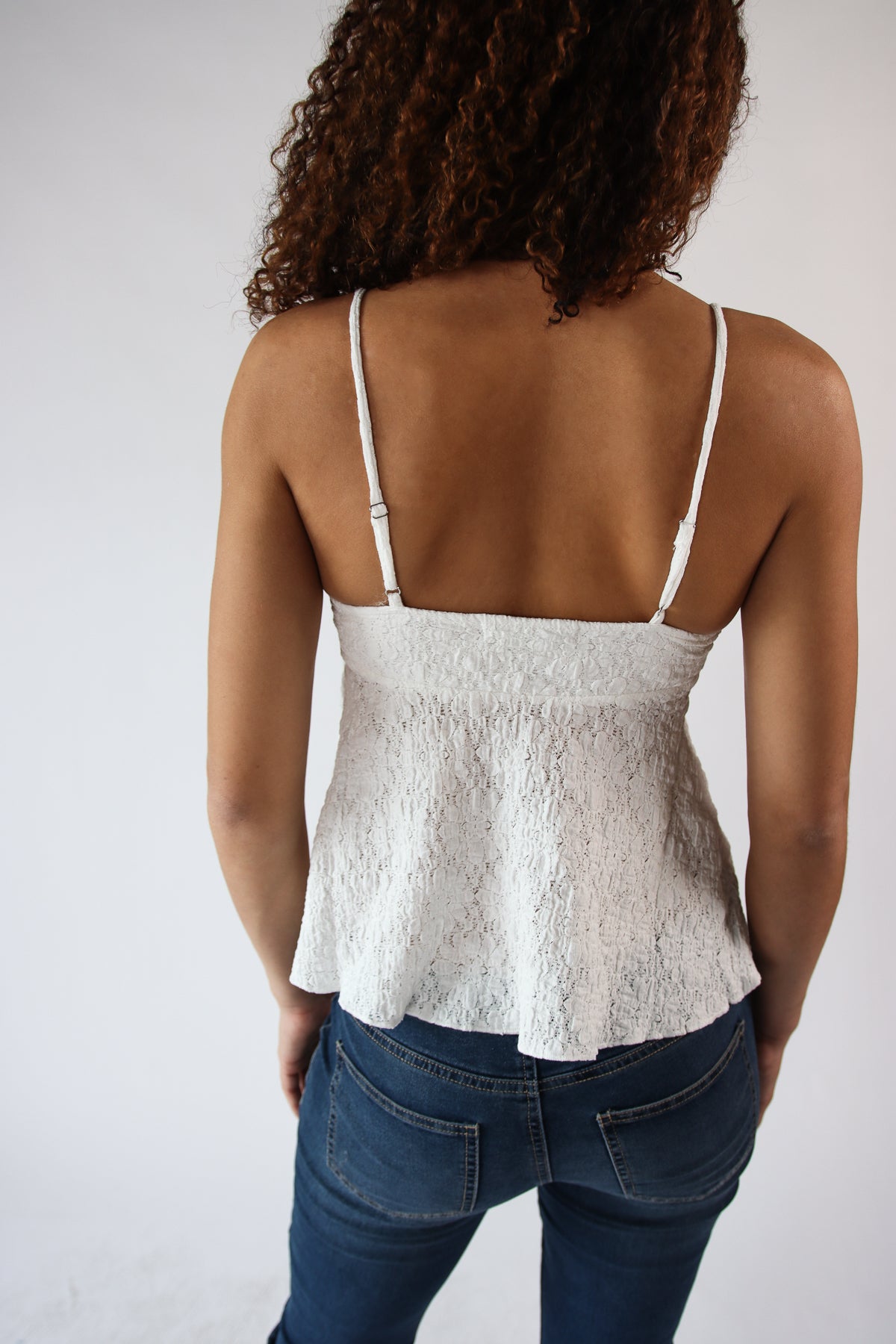 Lace Babydoll Cami Top