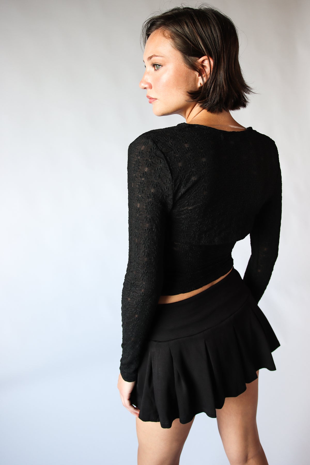 Lace Tube Top & Shrug Set