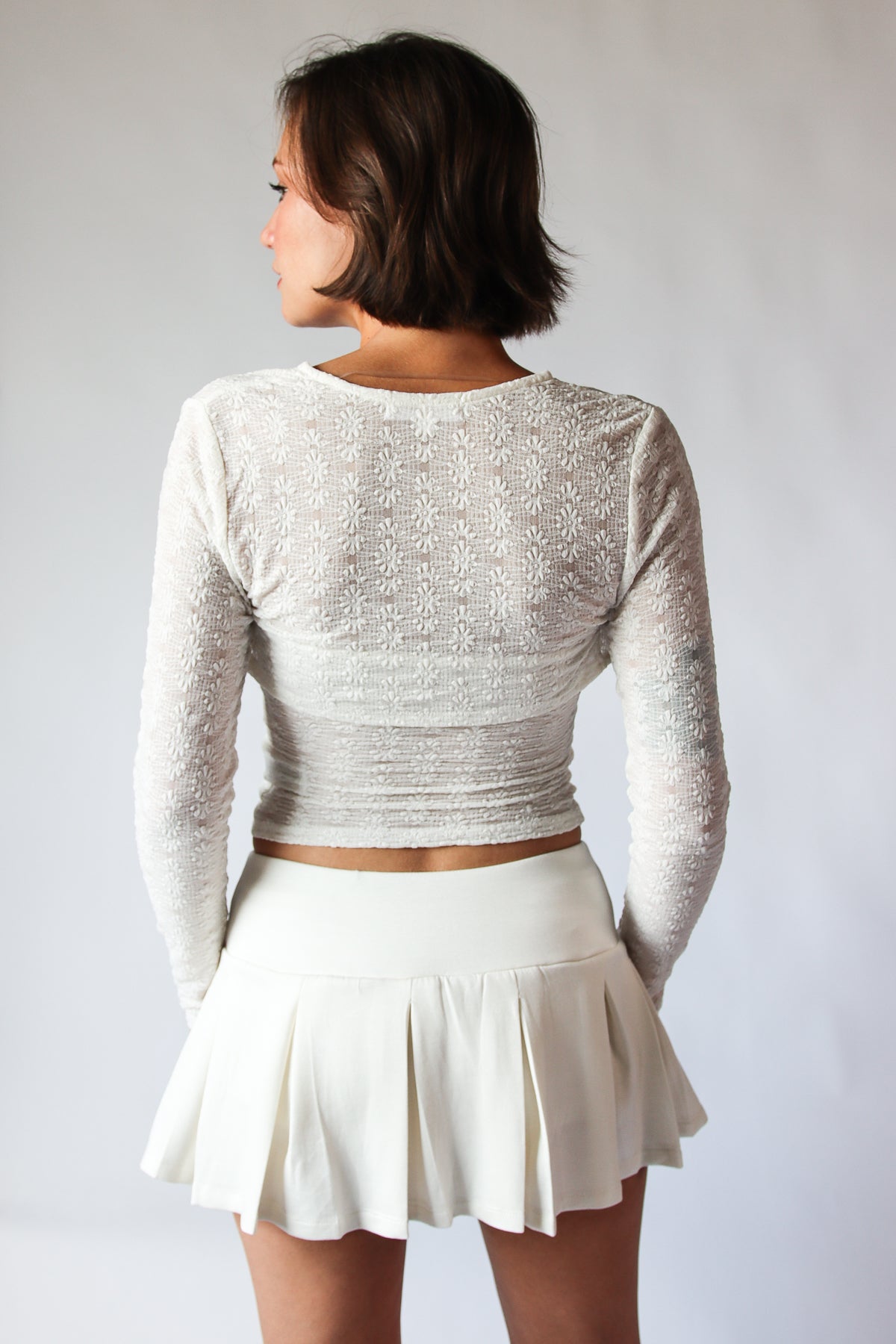 Lace Tube Top & Shrug Set
