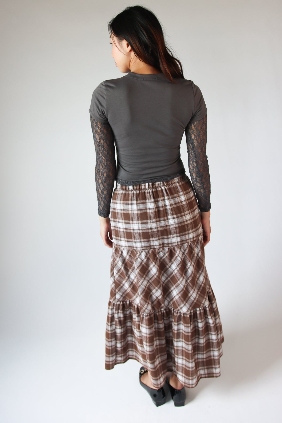 Layered Lace Long Sleeve Tee