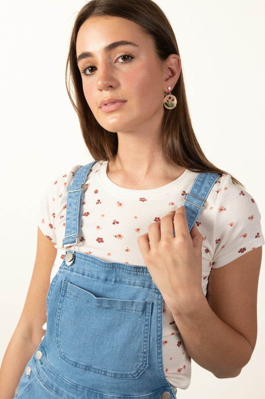 Light Wash Carpenter Overalls